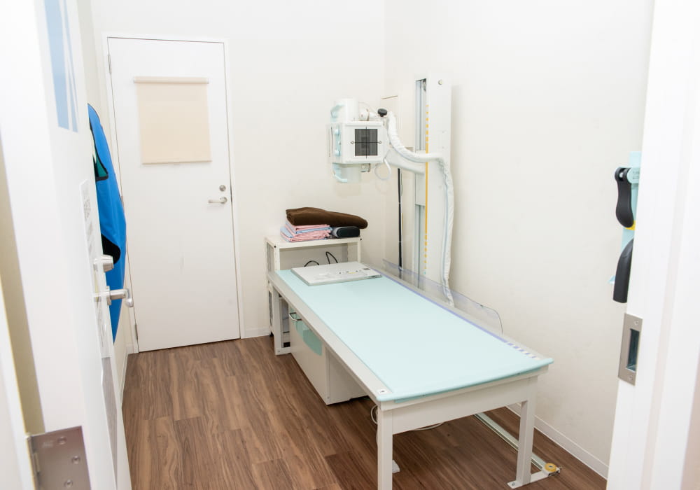 レントゲン室の様子